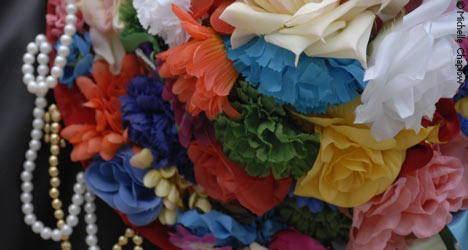 You can expect an explosion of colour at the verdiales festival