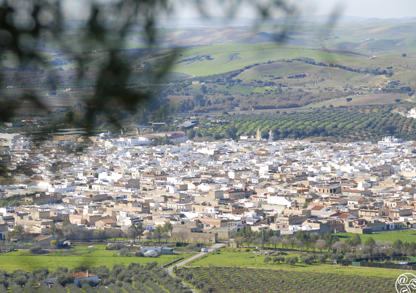 The village of Puerto Serrano in the Cadiz province, Andalucia