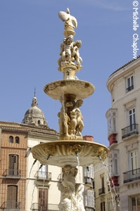 Plaza de la Consitucion. Malaga. &copy; Michelle Chaplow