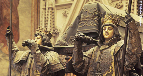 © MVC The remains of Columbus in the cathedral of Seville