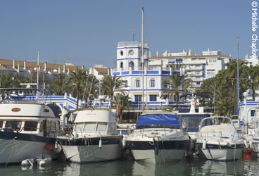 There are stunning views from the properties in the Estepona Marina. &copy; Michelle Chaplow
