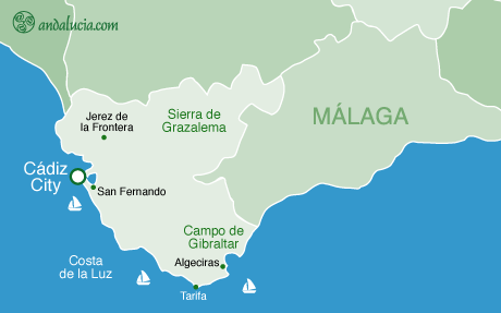 cadiz karta Villages & Small Towns, Cadiz, Southern Spain cadiz karta