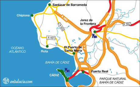 cadiz karta Jerez Maps, The city of Jerez de la Frontera, Cadiz province  cadiz karta