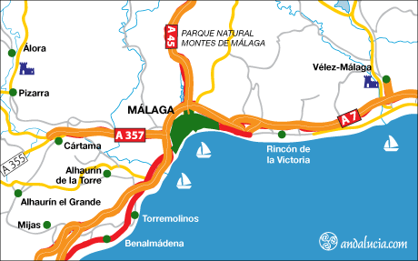 Torremolinos Maps, Hotels, beaches, golf and nightlife, Costa del Sol