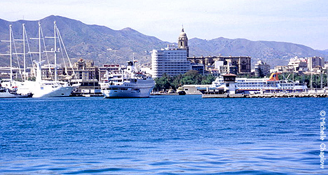 &copy; Michelle Chaplow Cruise Ships in Malaga Port