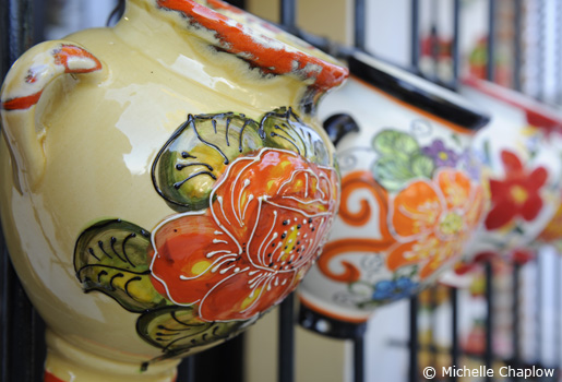 Mijas Pueblo is great for Souvenir shopping © Michelle Chaplow .