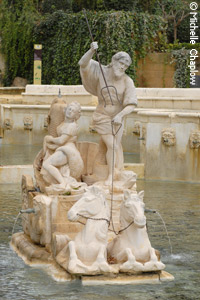 The Fuente del Rey is an extraordinary fountain.