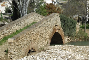 Pack horse bridge, Riofrio &copy; Michelle Chaplow
