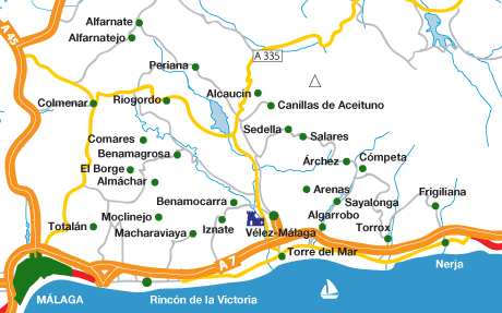 Competa Maps | Andalucia.com