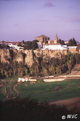 Ronda Gorge general view springtime
