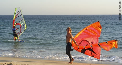 Windsurfing and Kite Surfing &copy; Michelle Chaplow