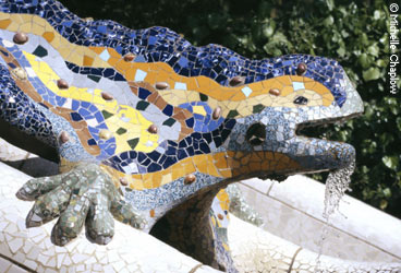 Gaudi sculptures on the rooftop of the Casa Milá. © Michelle Chaplow