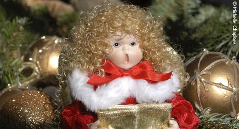 From the 1st of December the Christmas decorations appear. © Michelle Chaplow From the 1st of December the Christmas decorations appear. © Michelle Chaplow