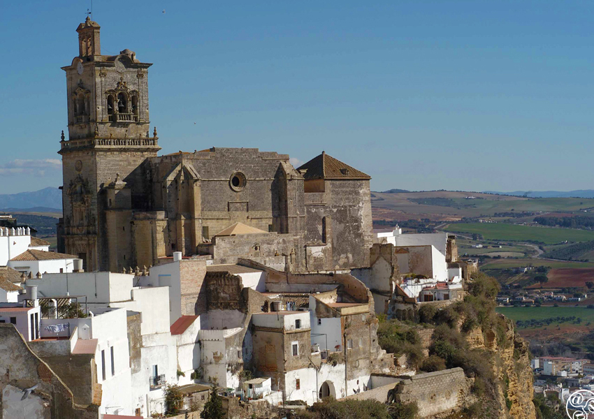 The village of Arcos de la Frontera, Cadiz province, Andalucia, Spain