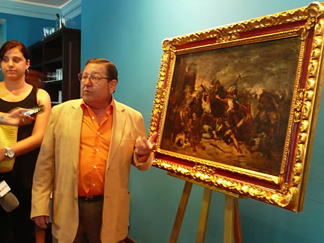 Málaga's Goya specialist Paulino Giménez describes The Third of May © of the Pitzkov Family and Prado National Museum Málaga's Goya specialist Paulino Giménez describes The Third of May © of the Pitzkov Family and Prado National Museum