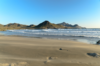 Genoveses Beach in the National Park of Cabo de Gata Genoveses Beach in the National Park of Cabo de Gata
