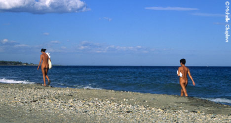 World-famous naturist beach and resort of Vera Playa © Michelle Chaplow