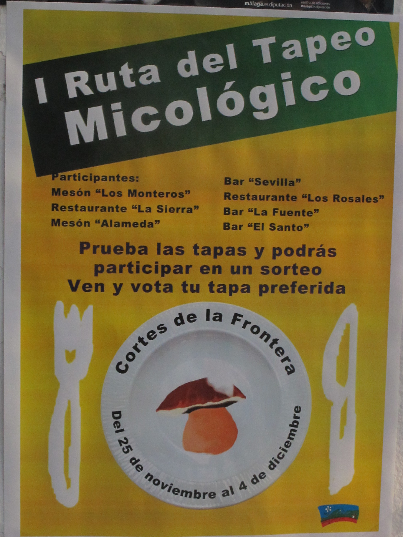 Mushroom tapas route in Ronda