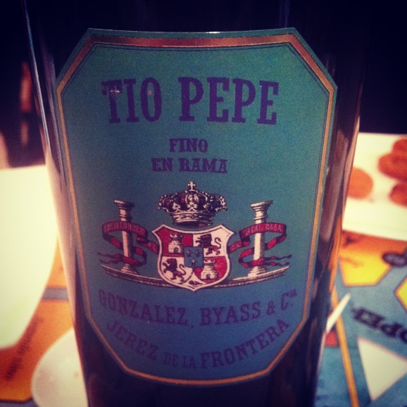 Tio Pepe en Rama's labels are always inspired by designs from the bodega's archive.