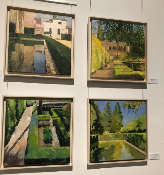 Jill captures the tones and textures, from pools reflecting warm stone walls and trees, to the Grutesco Gallery seen in the distance. Jill captures the tones and textures, from pools reflecting warm stone walls and trees, to the Grutesco Gallery seen in the distance.