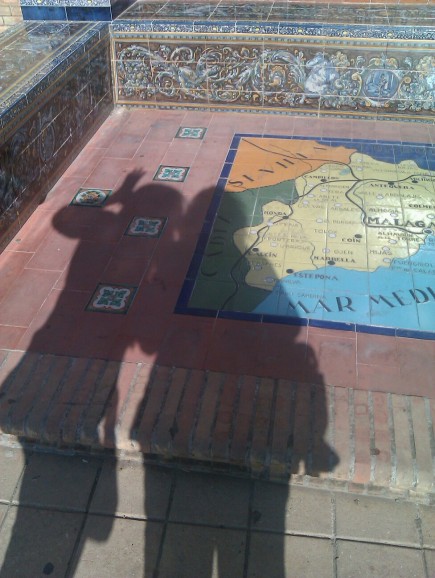 Plaza de España map shadow Plaza de España map shadow
