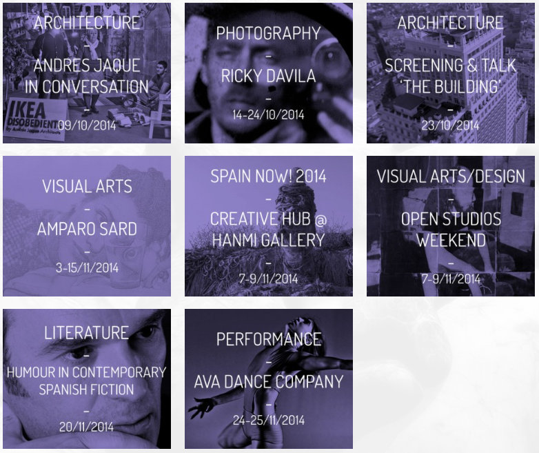 Spain NOW! Programme Spain NOW! 2014 programme