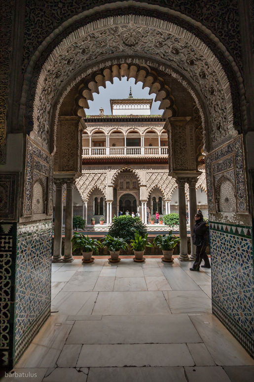 Seville's Alcazar is one of the most popular historic buildings in Spain. Photo © Michael Barbatulus The portada (gateway) of the Feria