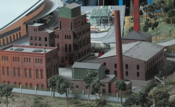 Factories complete with chimney. Factories complete with chimney.