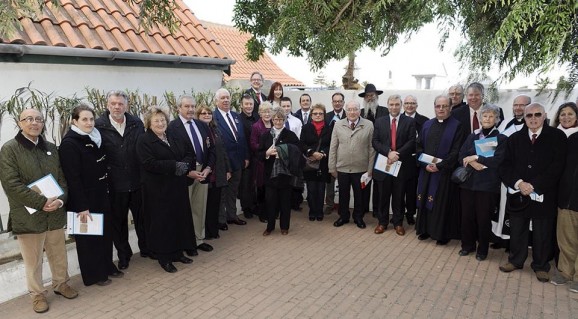 All those who attended, including survivors and their families, rescuers, and religious leaders from the Protestant, Catholic and Jewish faiths.