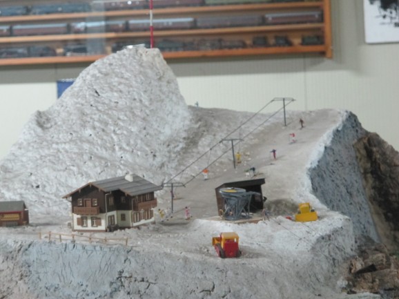 ... and its ski station, complete with lift. ... and its ski station, complete with lift.