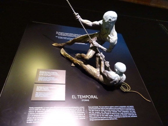 Moving, visceral culptures show the emotional and physical hardships suffered by the men on board. Moving, visceral culptures show the emotional and physical hardships suffered by the men on board.