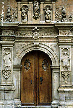 Entrance to the Royal chapel Entrance to the Royal chapel