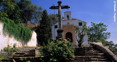 © Michelle Chaplow Sacromonte Cross and Church 109626. © Michelle Chaplow Sacromonte Cross and Church 109626.