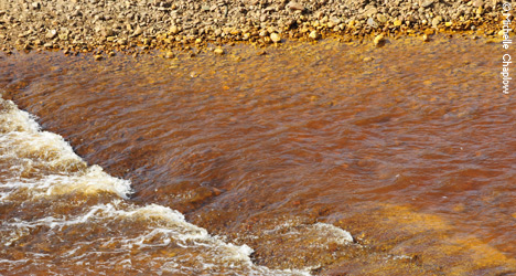 The rich mineral wealth of Huelva.