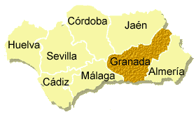 click on a province of Andalucia