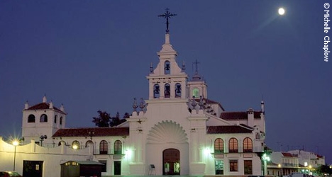 The church of El Rocio, the home of the famous El Roció Virgin (Madonna of the Dew). © Michelle Chaplow