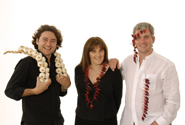 The tapas photography team Joaquin Alarcon, Michelle Chaplow and David Doyle. © Michelle Chaplow