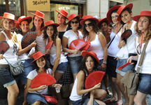 Malaga Feria is taking place so don