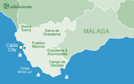 Cadiz Province Map (c)newimage.es