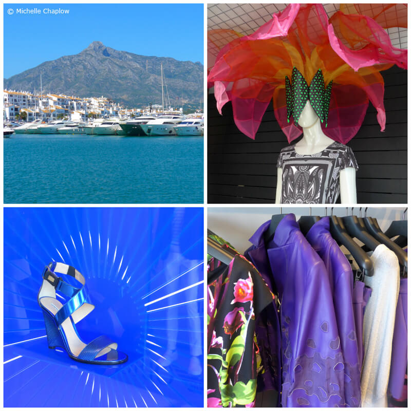 Luxury shops at the exclusive yacht harbour of Puerto Banús