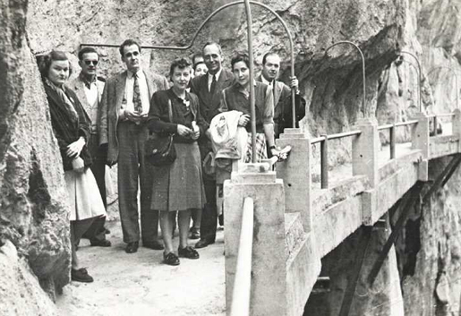 El Caminito del Rey - Historic Photo - Photo Credit Diputacion de Malaga.