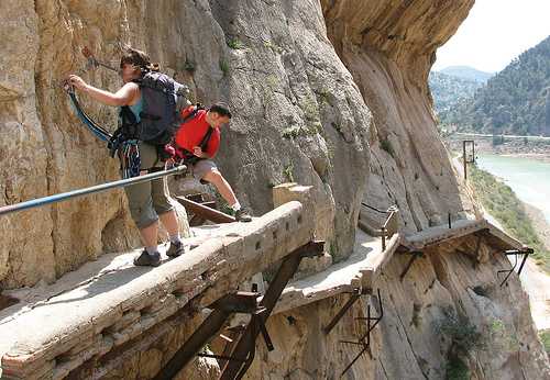 El Caminito del Rey - Old Path - Photo Credit Diputacion de Malaga.