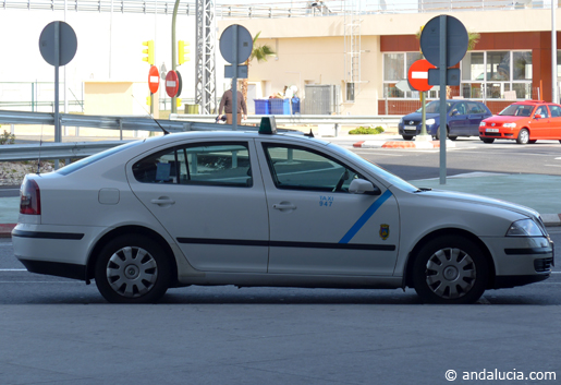 Taxi at Malaga Airport. © andalucia.com.
