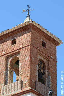 Mudejar style bell tower, Iglesia de Santa Ana. Mudejar style bell tower, Iglesia de Santa Ana © Sophie Carefull