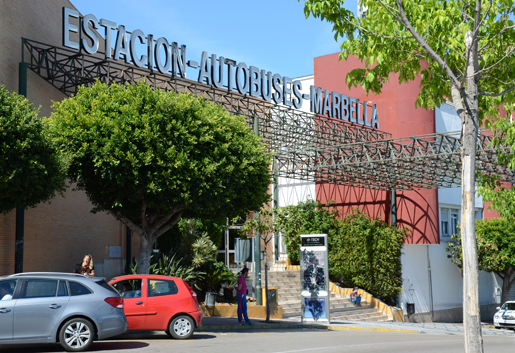 Marbella bus station on Avenida Trapiche. © Sophie Carefull  