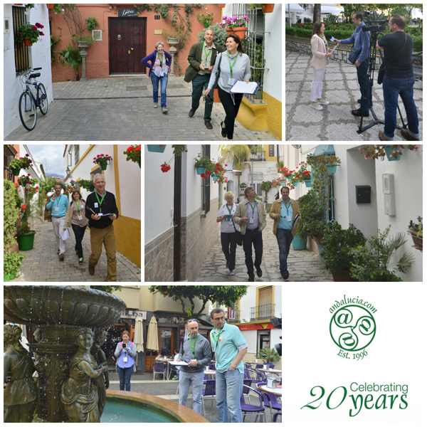 Searching for clues in the old town of Estepona Photo (C) Joaquin Alarcon Searching for clues in the old town of Estepona Photo (C) Joaquin Alarcon