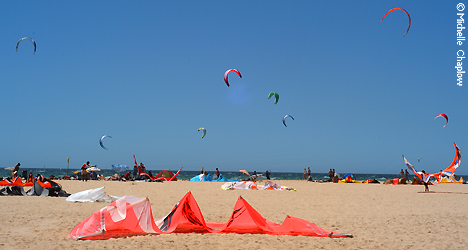 © Michelle Chaplow Kite surf venue Bolonia © Michelle Chaplow Kite surf venue Bolonia