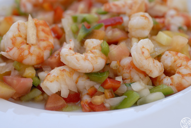 Salpicon de marisco (seafood salad) is a popular tapa in Seville. ©Michelle Chaplow Salpicon de marisco (seafood salad) is a popular tapa in Seville. ©Michelle Chaplow