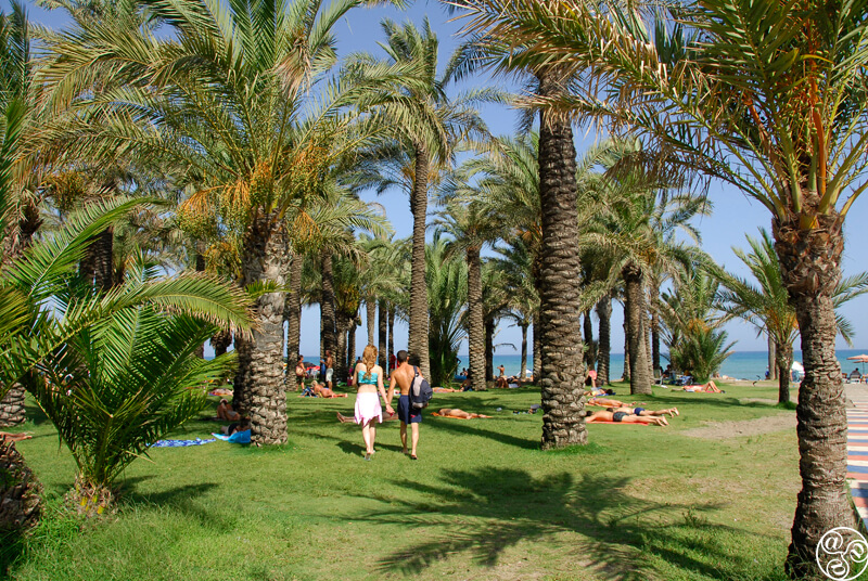 Torremolinos beach in the Costa del Sol