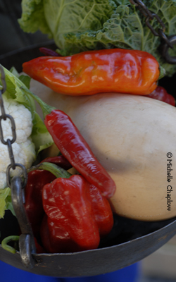  © Michelle Chaplow Fresh vegetables on the market in Spain